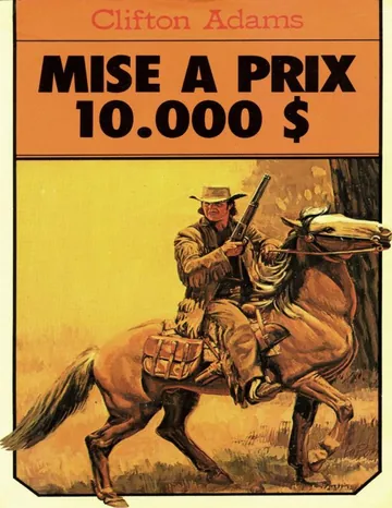 Western [243] Mise à prix 10.000$ de Clifton Adams, couverture du livre