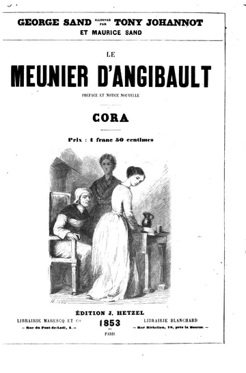 Le meunier d'Angibault de George Sand, couverture du livre