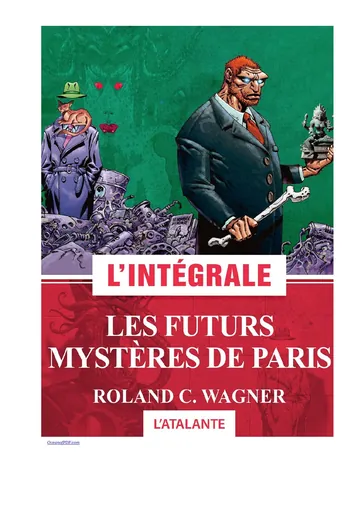 Les Futurs myste de Roland C Wagner, couverture du livre