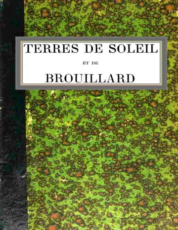 Terres de soleil et de brouillard de Brada, couverture du livre