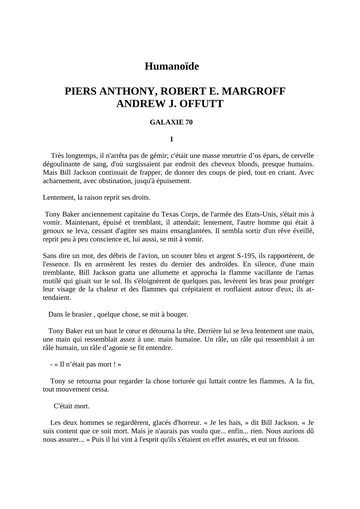 OceanofPDF.com Humanoide French Edition de jean_1, couverture du livre