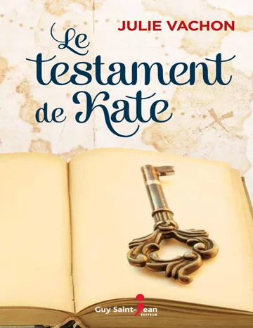Le testament de Kate de Julien Vachon, couverture du livre