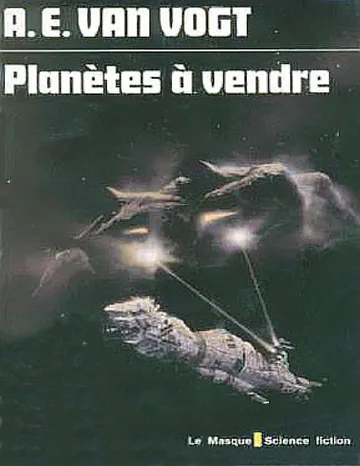 Planètes à vendre d’A.E. Van Vogt, couverture du livre