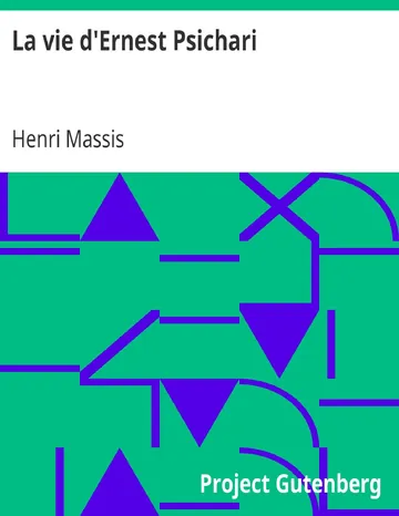 La vie d'Ernest Psichari d’Henri Massis, couverture du livre