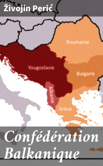 Confédération Balkanique de Živojin Perić, couverture du livre