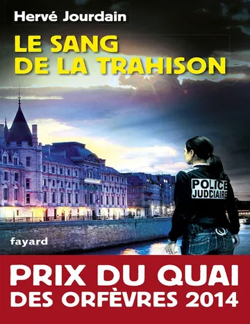 Le sang de la trahison d’Hervé Jourdain, couverture du livre