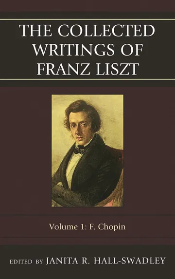 F. Chopin de Franz Liszt, couverture du livre