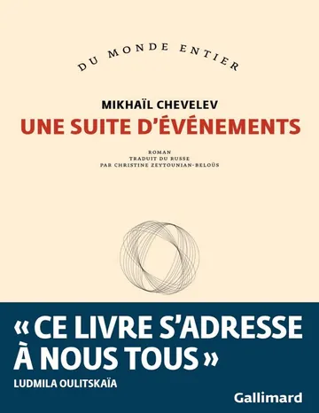 Une suite d’événements de Mikhaïl Chevelev, couverture du livre