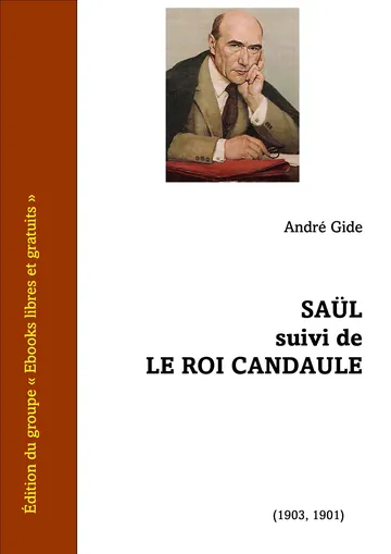 Saül suivi de Le Roi Candaule d’André Gide, couverture du livre