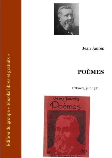 POÈMES de Jean Jaurès, couverture du livre