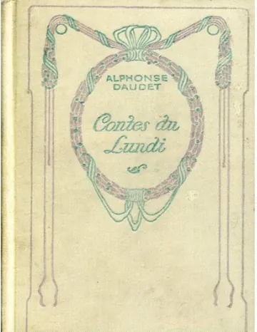 Contes de lundi d’Alphonse Daudet, couverture du livre