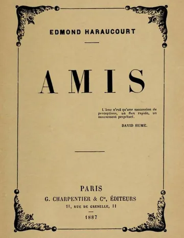 Amis d’Edmond Haraucourt, couverture du livre