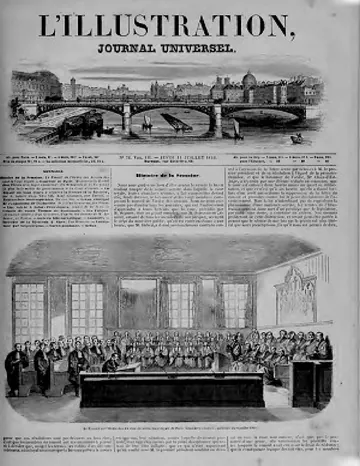 L'Illustration, No. 0072, 11 Juillet 1844 de Various, couverture du livre