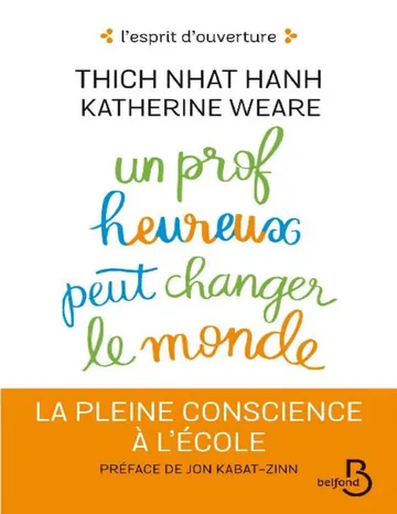 Un prof heureux peut changer le monde de Thich Nhat Hanh, couverture du livre