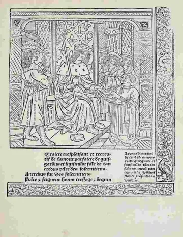 Traicté tresplaisant et recreatif de l'amour parfaicte de Guisgardus et Sigismunde fille de Tancredus prince des solernitiens de Giovanni Boccaccio, couverture du livre
