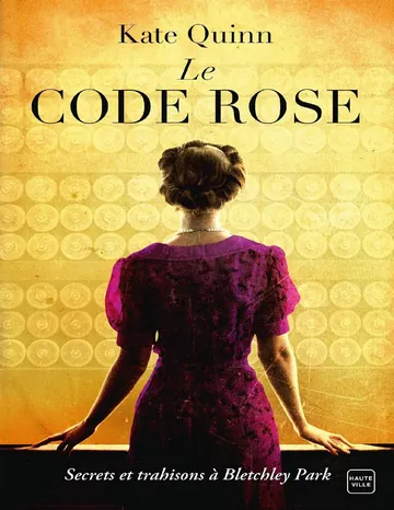 Le code rose de Kate Quinn, couverture du livre
