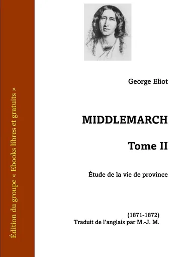 Middlemarch - Tome II de George Eliot, couverture du livre