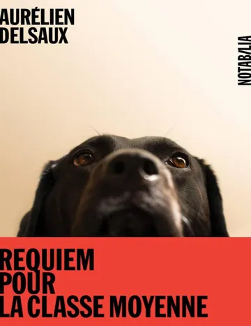 Requiem pour la classe moyenne d’Aurélien Delsaux, couverture du livre