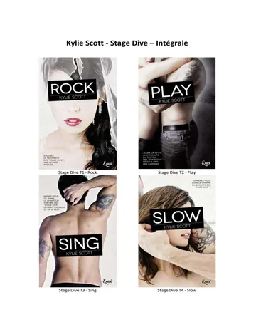 Stage drive (Intégrale) de Kylie Scott, couverture du livre