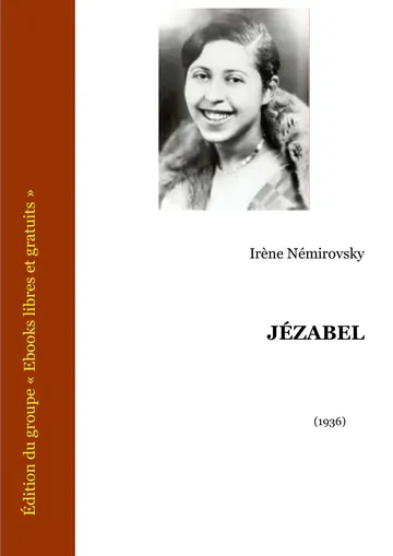 Jézabel d’Irène Némirovsky, couverture du livre