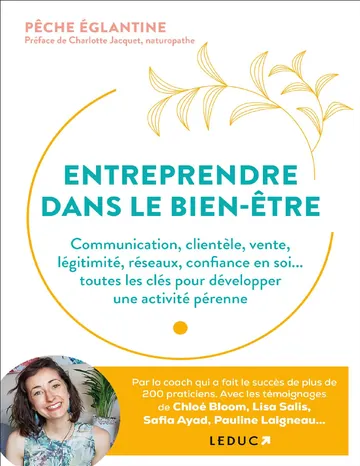 Entreprendre dans le bien-être de Charlotte Jacquet, couverture du livre