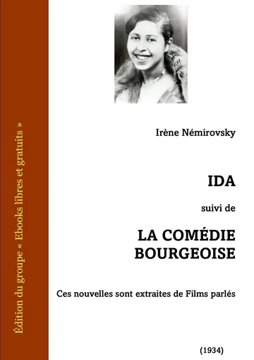 Ida - La Comédie bourgeoise d’Irène Némirovsky, couverture du livre