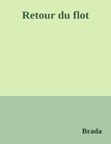 Retour du flot de Brada, couverture du livre