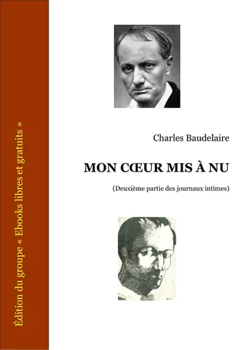 Mon cœur mis à nu de Charles Baudelaire, couverture du livre