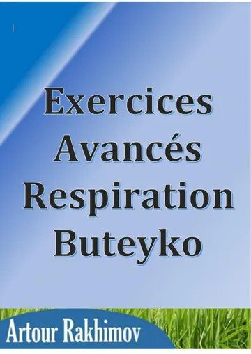 Exercices avancés de respiration Buteyko d’Artour Rakhimov, couverture du livre