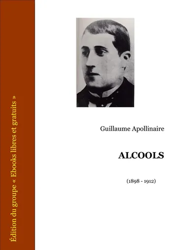 Alcools de Guillaume Apollinaire, couverture du livre