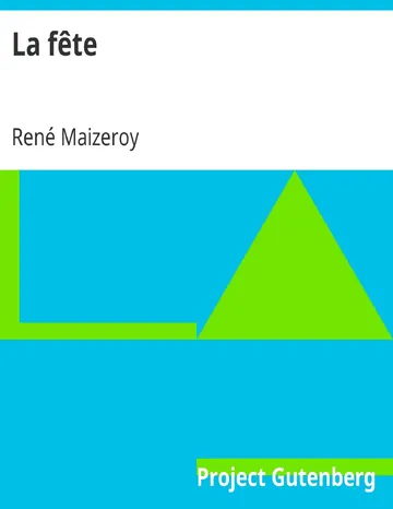 La fête de René Maizeroy, couverture du livre