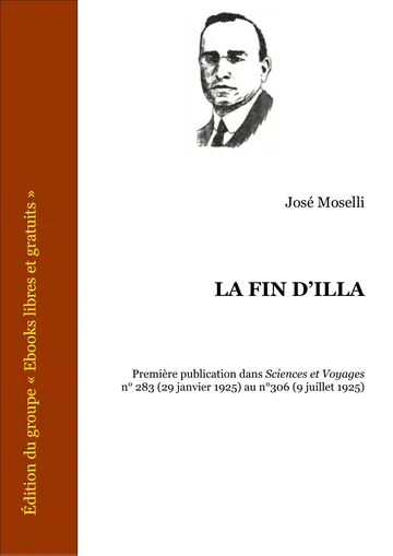 La Fin D’illa de José Moselli, couverture du livre