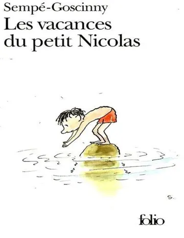Les vacances du petit Nicolas de Sempé-Goscinny, couverture du livre