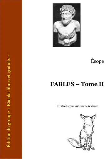 Fables - Tome II d’Ésope, couverture du livre