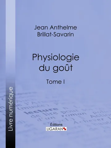 Physiologie du goût de Brillat-Savarin, couverture du livre