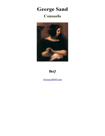 Consuelo I de George Sand, couverture du livre