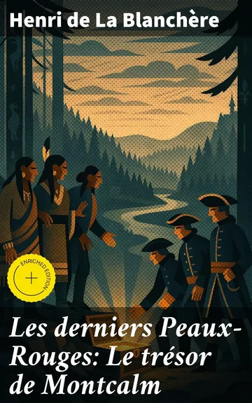 Les derniers Peaux-Rouges: Le trésor de Montcalm d’Henri de La Blanchère, couverture du livre