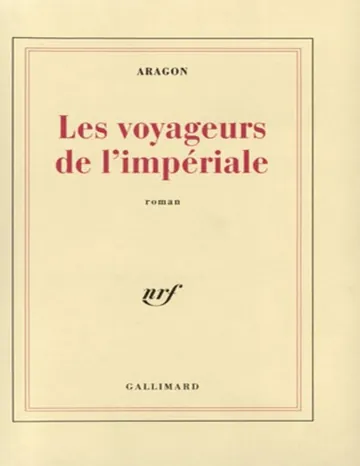 Les Voyageurs de l'Impériale de Louis Aragon, couverture du livre