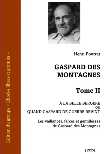 Gaspard des montagnes - Tome II d’Henri Pourrat, couverture du livre