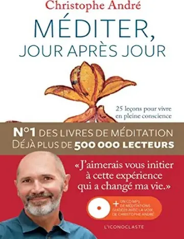 Mediter, jour aprés jour de Christophe André, couverture du livre