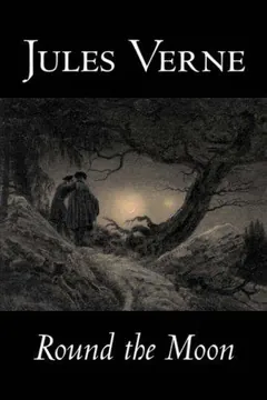 Autour de la lune de Jules Verne, couverture du livre