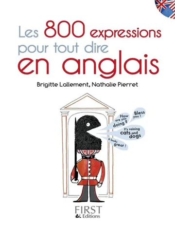 Les 800 expressions pour tout dire en anglais de Brigitte Lallement, couverture du livre