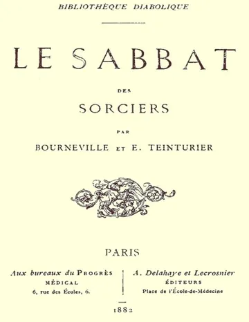 Le sabbat des sorciers de Bourneville, couverture du livre