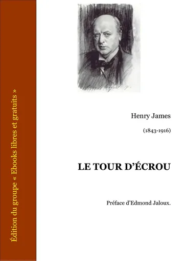 Le Tour D’écrou d’Henry James, couverture du livre