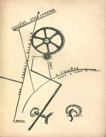 Pensées sans langage de Francis Picabia, couverture du livre