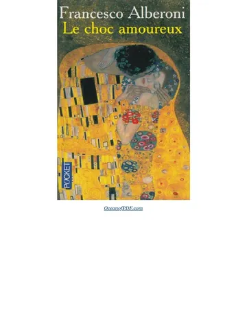 Le choc amoureux de Francesco Alberoni, couverture du livre