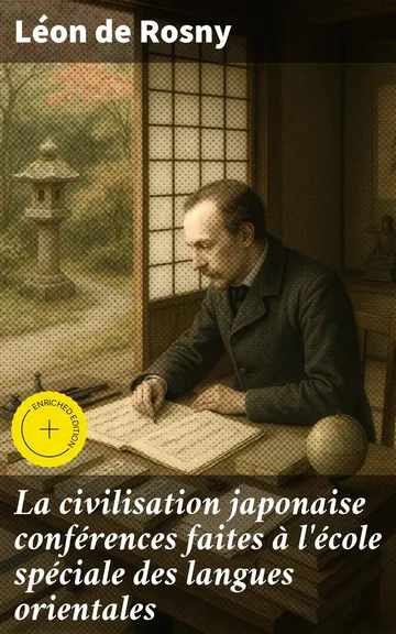 La civilisation japonaise conférences faites à l'école spéciale des langues orientales de Léon de Rosny, couverture du livre