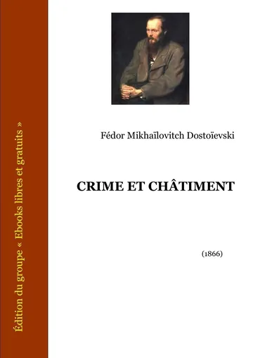 Crime Et Châtiment de Fédor Mikhaïlovitch Dostoïevski, couverture du livre