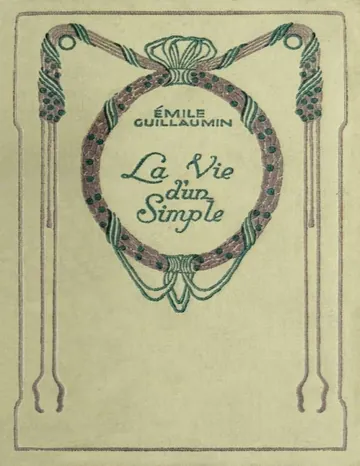 La Vie d'un Simple (Mémoires d'un Métayer) d’Émile Guillaumin, couverture du livre