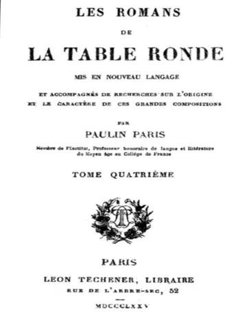 Les Romans de la Table Ronde (4/ 5) / Mis en nouveau langage et accompagnés de recherches sur l'origine et le caractère de ces grandes compositions d’Unknown, couverture du livre